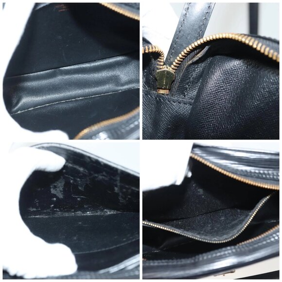 LOUIS VUITTON Epi Jeune Fille MM Shoulder Bag Black M52152 LV Auth ep10520 - Picture 15 of 16